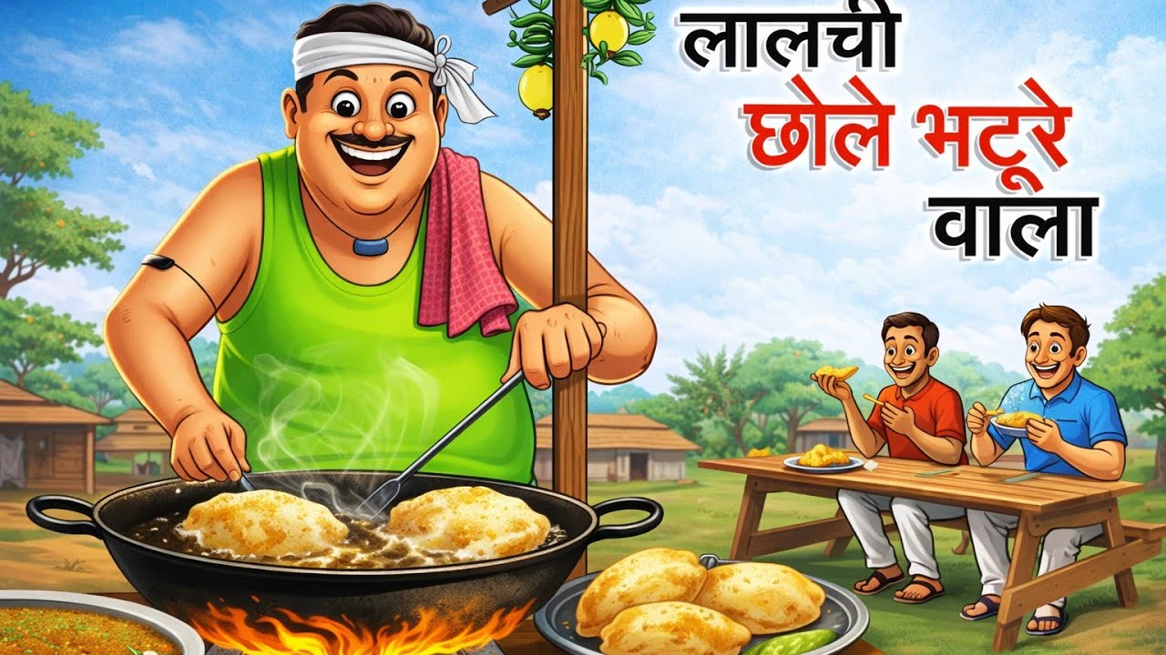 लालची छोले भटूरे वाला | The Greedy Chole Bhature Wala| ( Part-1) | hindi story | hindi khaniya