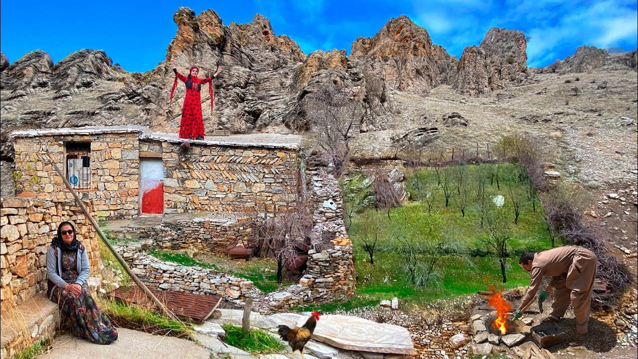 5 DAYS of beautiful IRAN in Fall nature with cooking of rural life 🏕️