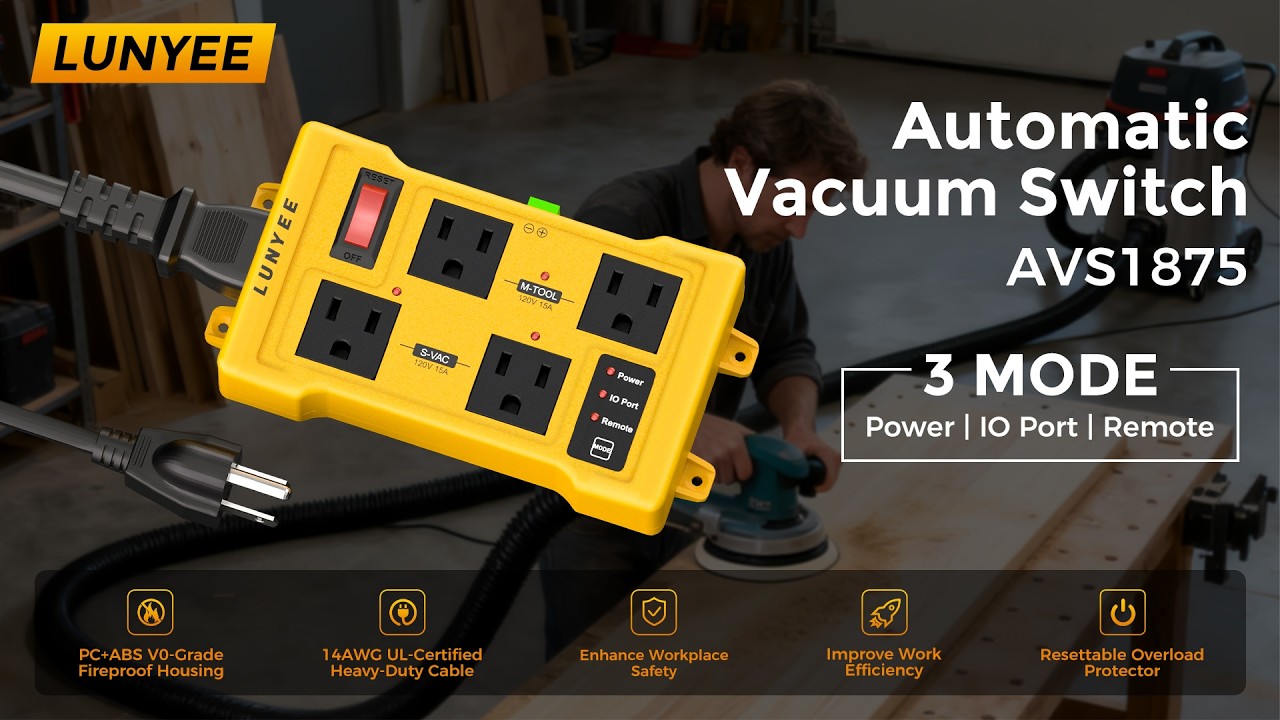 LUNYEE AVS1875 Demo – Unedited Test of Power, Signal & Remote Modes