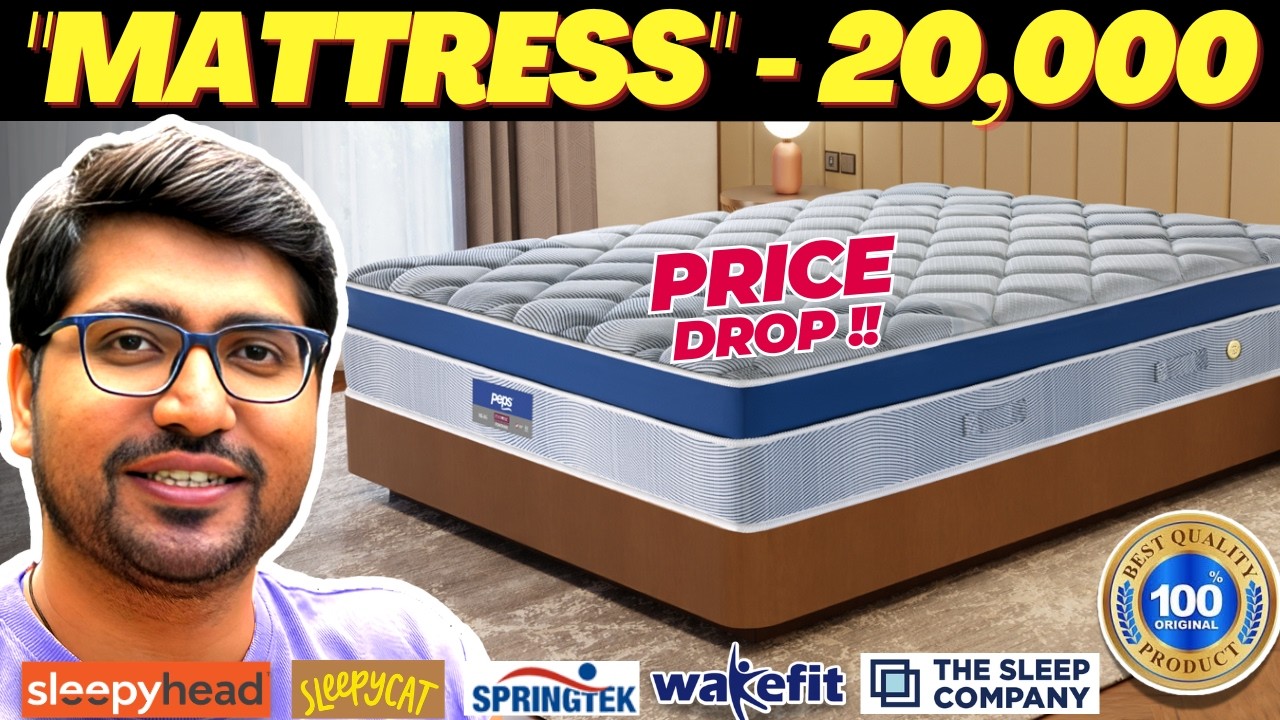Top 5 Best Mattress 2026 in India🔥Best Mattress in India🔥Best Mattress Under 20000 For BackPain