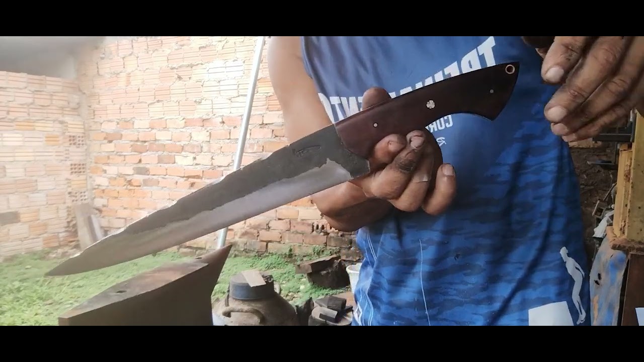 Faca Artesanal ,estilo língua de Chimango!