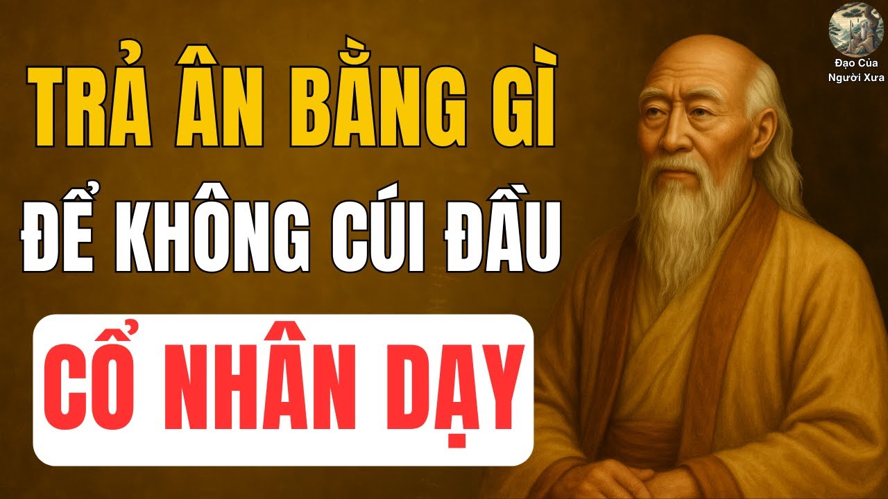 CỔ NHÂN DẠY: Trả Ân Bằng Gì Để Vừa Đủ, Vừa Nhẹ Lòng