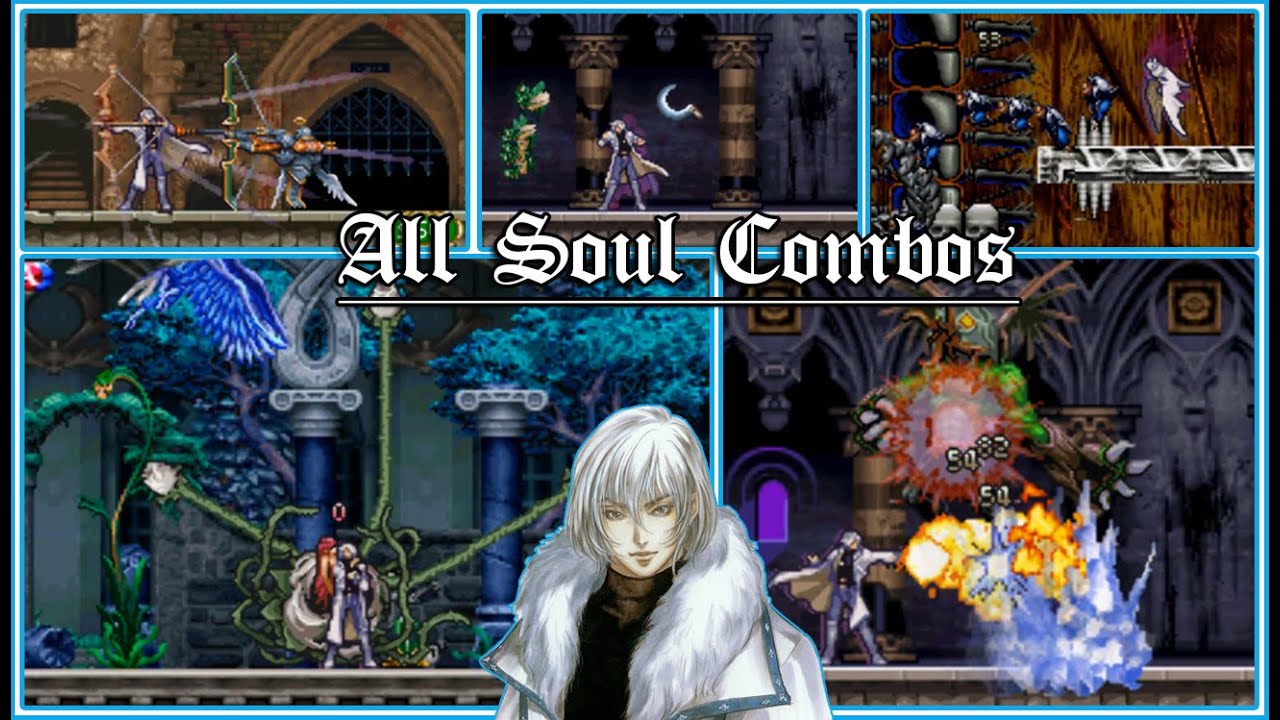 Castlevania Dawn of Sorrow Soul Combinations.
