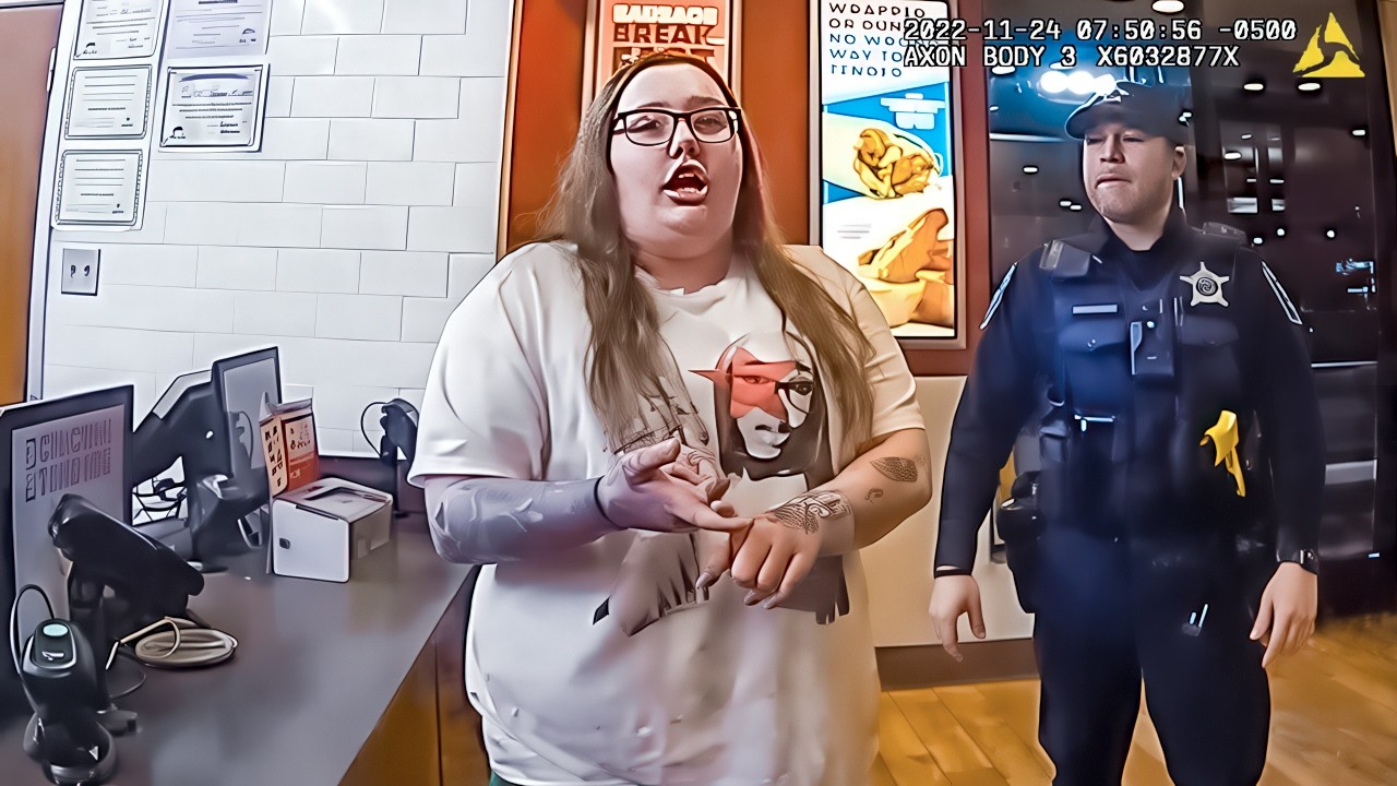 Jej załamanie nerwowe w restauracji Wendy&rsquo;s kończy się żalem, gdy pojawia się policja