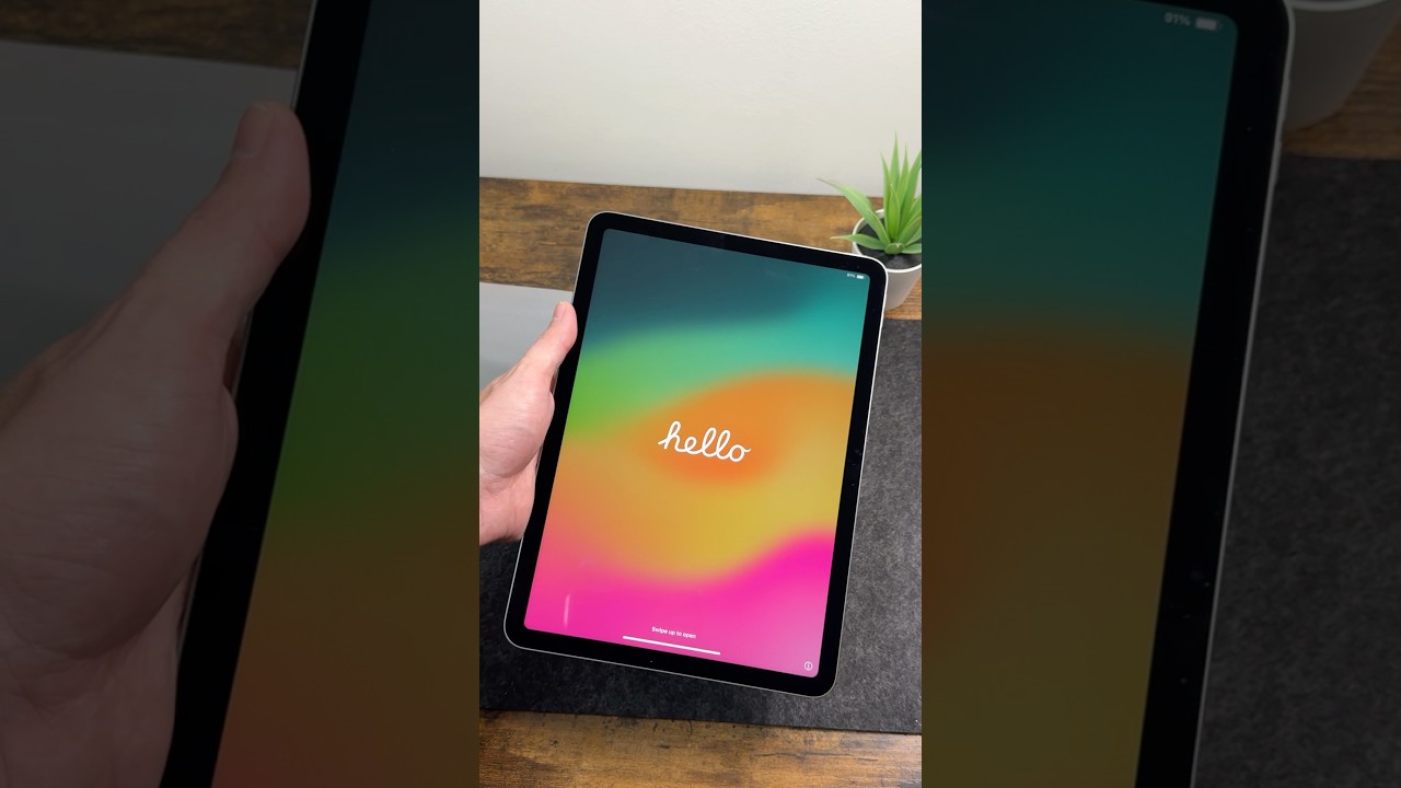 Unboxing iPad Air M2 in Space Grey 👀