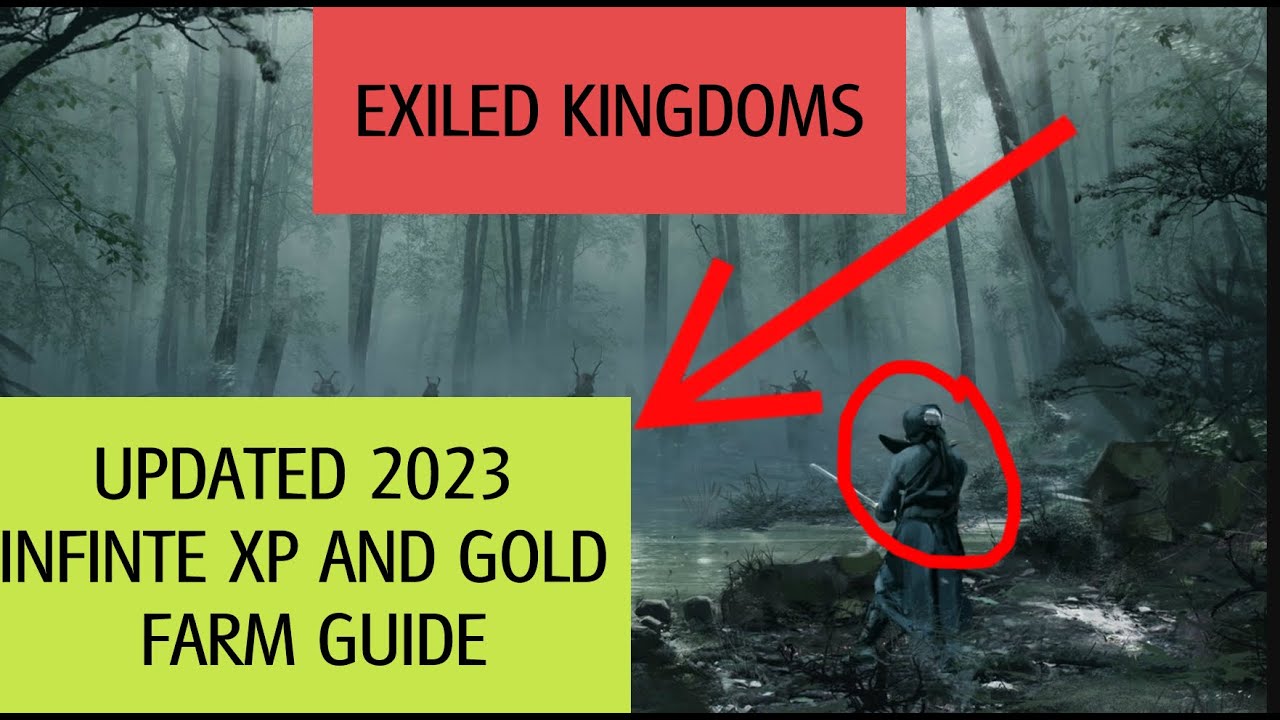 EXILED KINGDOMS: New updated 2023 Infinite xp and gold farming route! | BEST MOBILE GAME OF 2023!!!