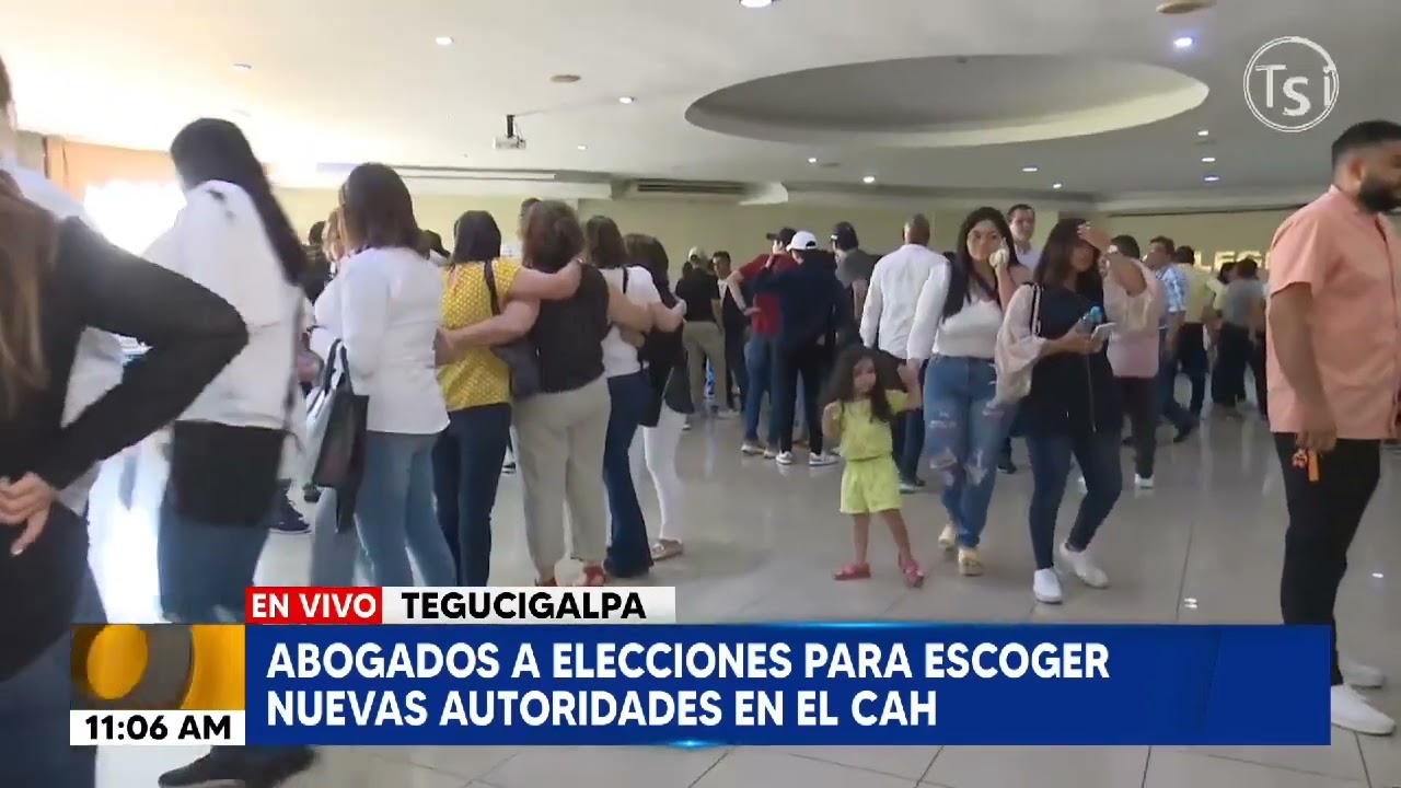 Abogados a elecciones para escoger nuevas autoridades en el Colegio de Abogados de Honduras