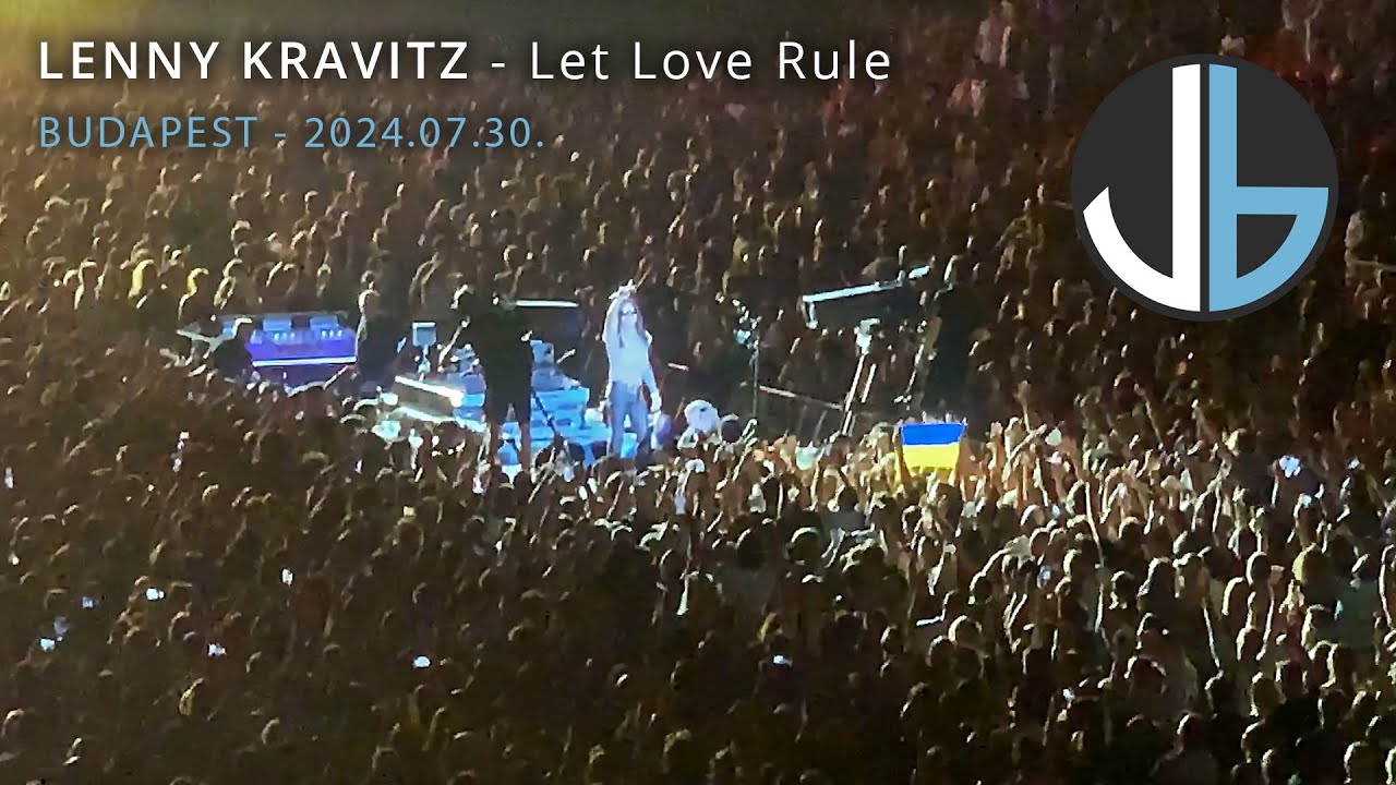 Lenny Kravitz - Let Love Rule - Budapest Sportaréna - 2024.07.30.