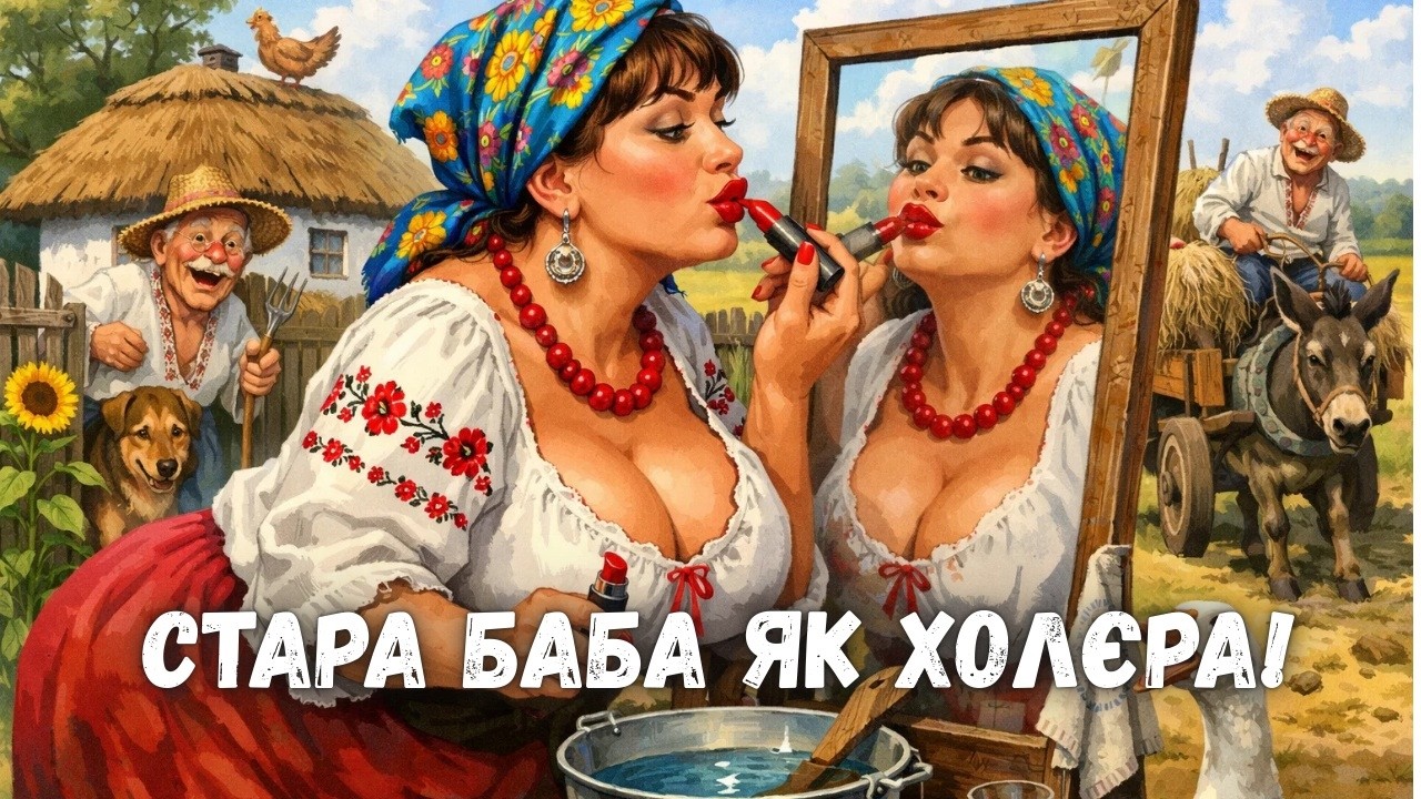 Стара баба як холєра! ЗАПАЛЬНА УКРАЇНСЬКА ПІСНЯ