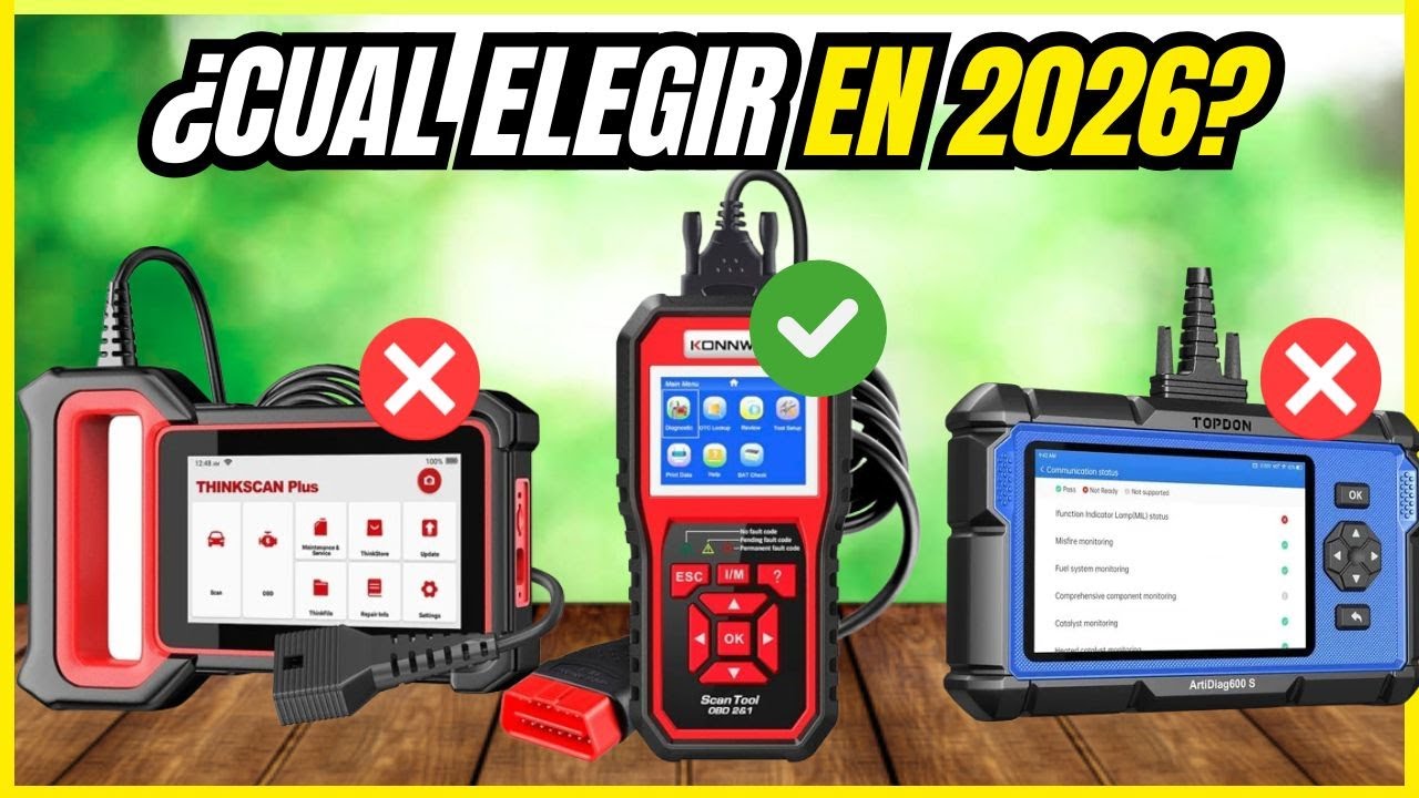 Los 5 Mejores Esc&aacute;neres Automotrices Econ&oacute;micos Multimarca 🔧 2026 [No compres sin ver esto]