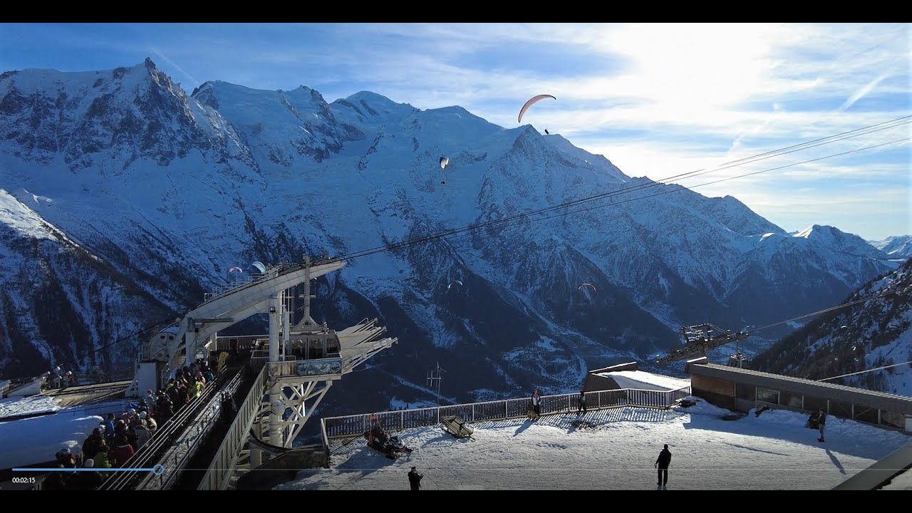 Chamonix - Skiing in Brévent