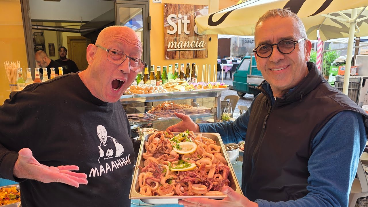 Oggi Street Food da sit&mancia al mercato del Capo, Palermo (Sicilia)