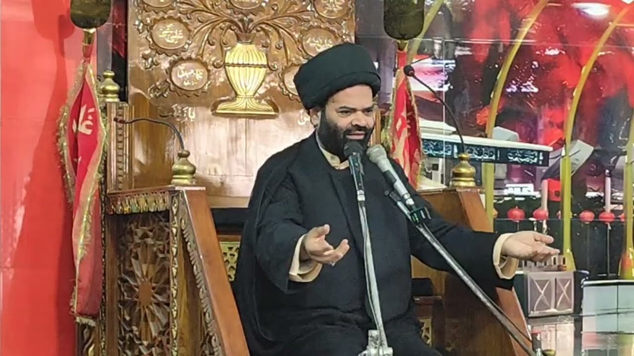 Majlis E Barsi Baraye Isale Sawab  Shameem Bano Binte Sakhawat Hussain..Molana Qalbe Rushaid Rizvi