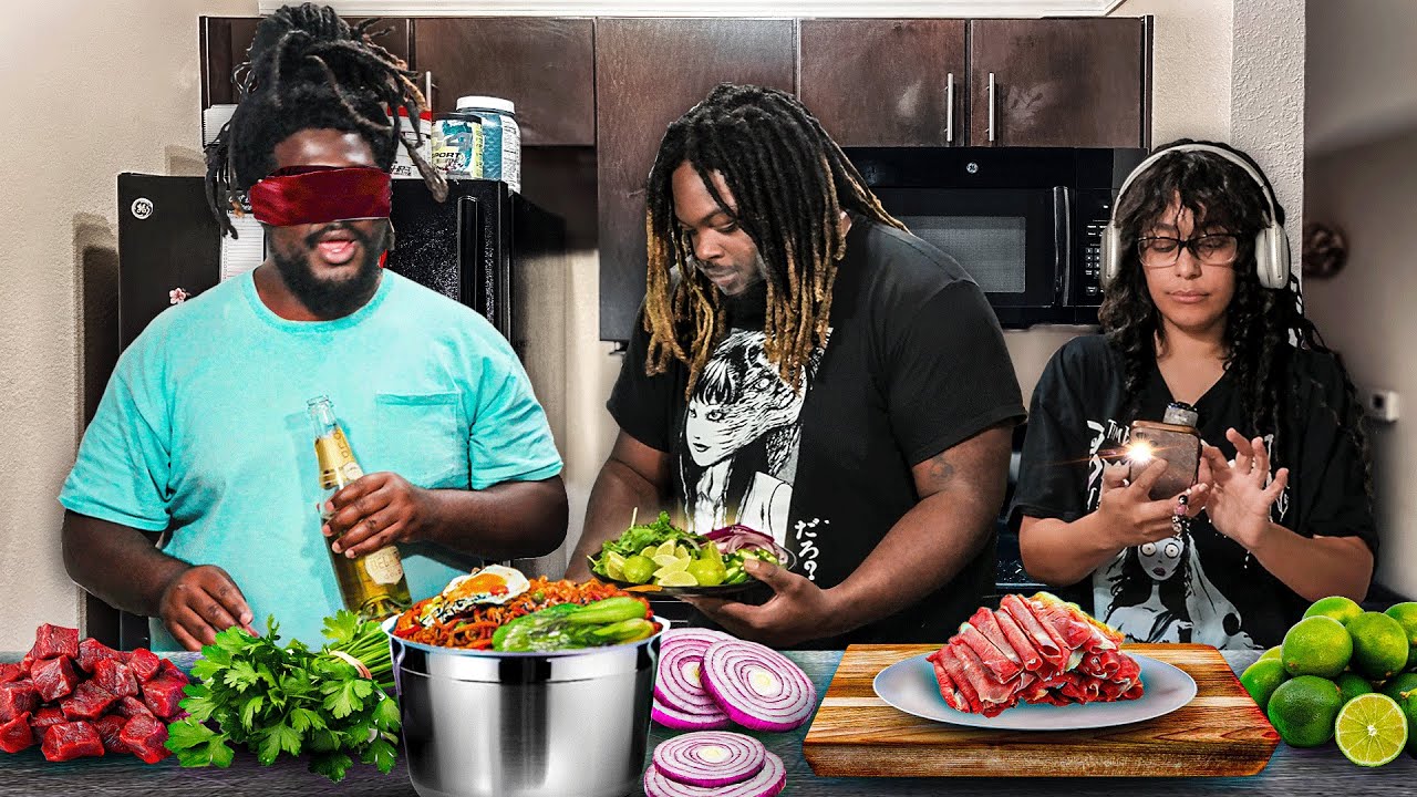 Deaf, Mute, and Blind Cooking (Drunk Edition 😭)