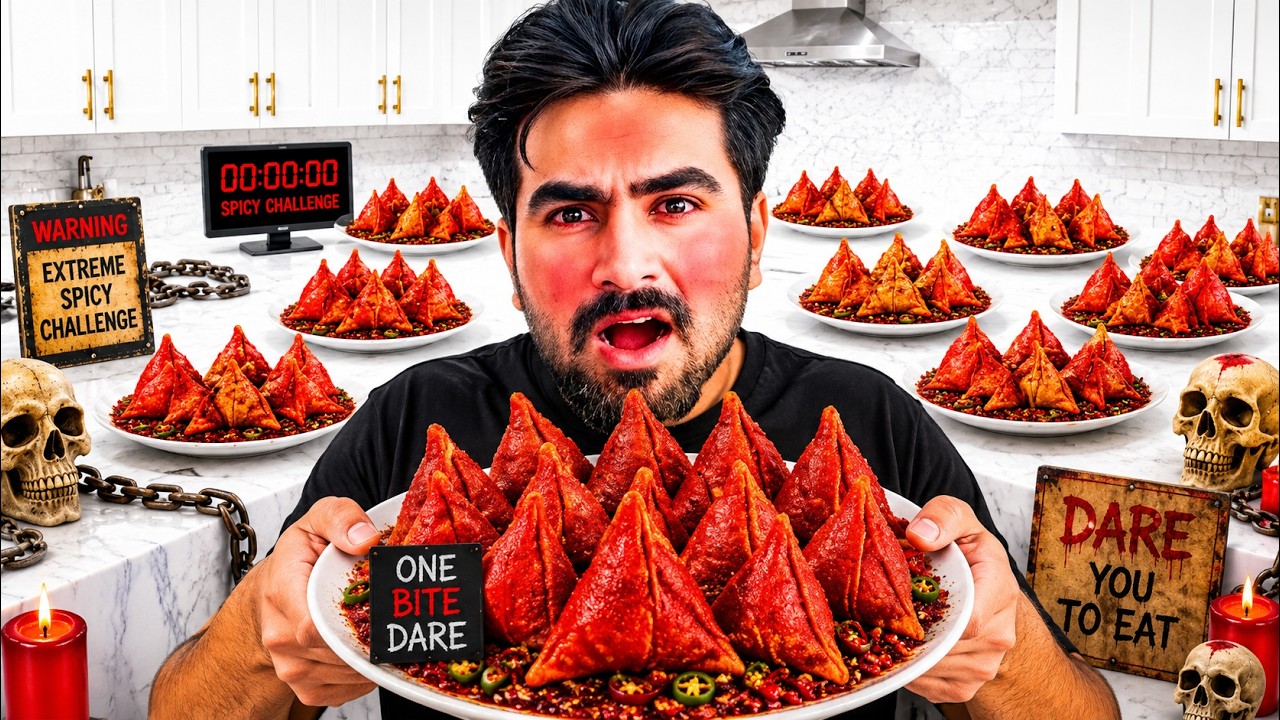 World's Spiciest Samosa Eating Challenge🥵 | Winner Will Get ₹100000🤑
