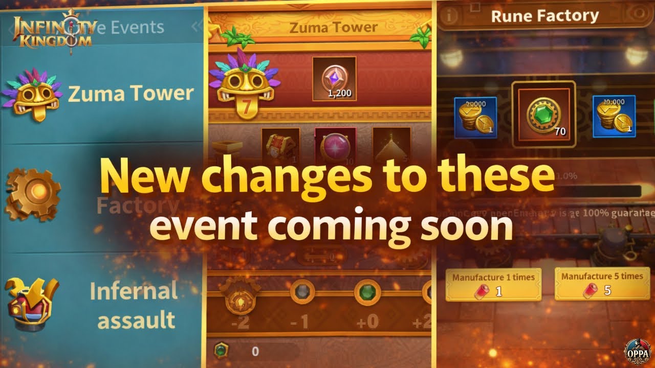 Infinity Kingdom: New Announcement About Event Optimization (Reaction)