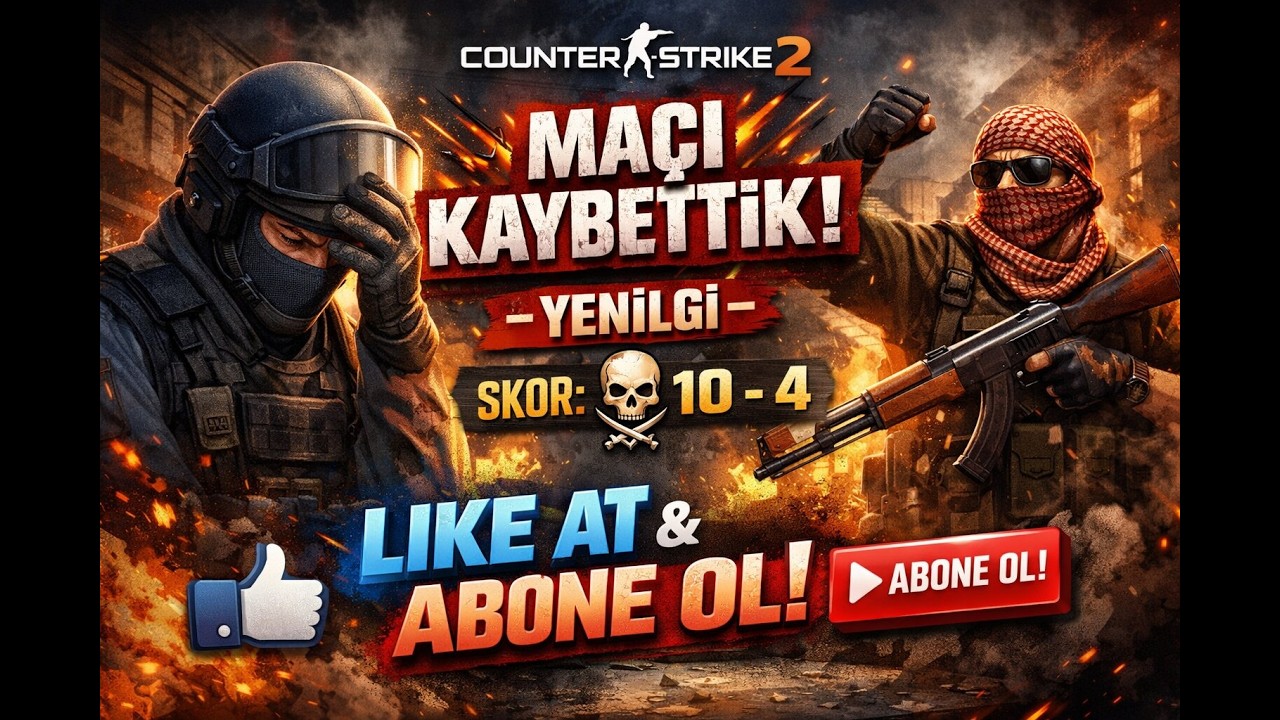 CS2 Maçı Tam Felaket Bitti… (10-4)