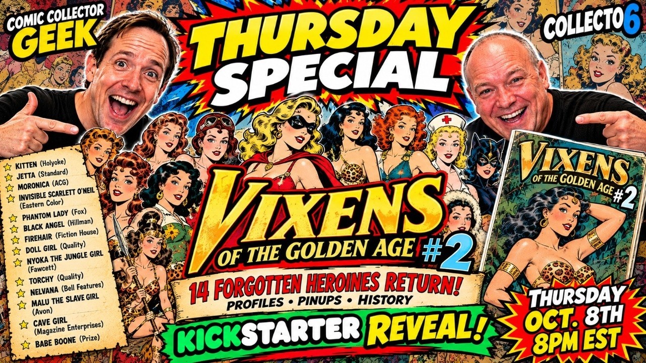 The Golden Age's Most BEAUTIFUL Comic Heroines! | Kickstarter Reveal