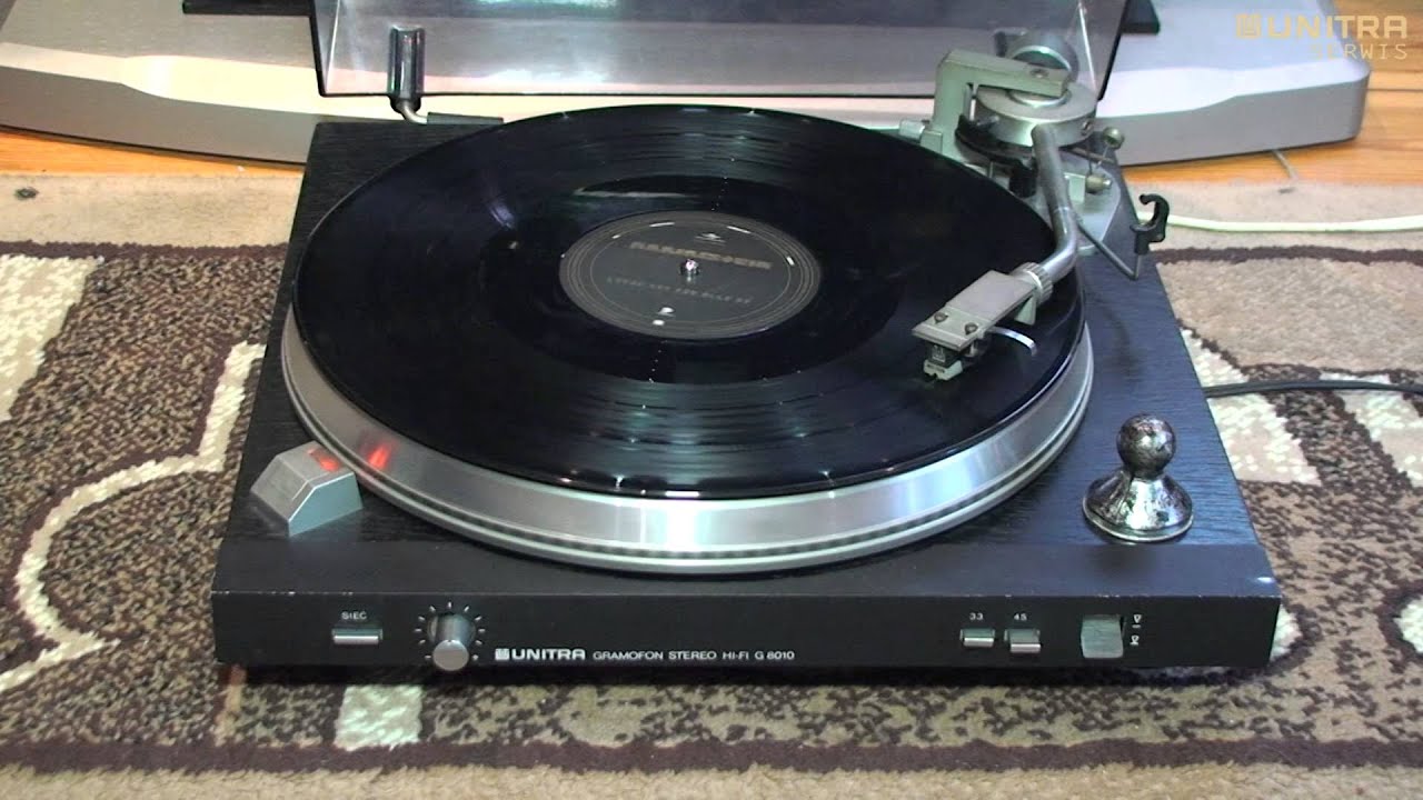 GRAMOFON UNITRA G8010 naprawa szybkości obrotów