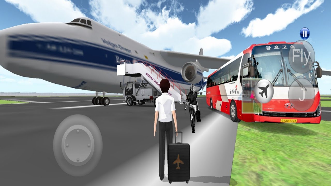 3D Driving Class #63- I Transport City Passengers To Airport & City Drive Android Funny gameplay