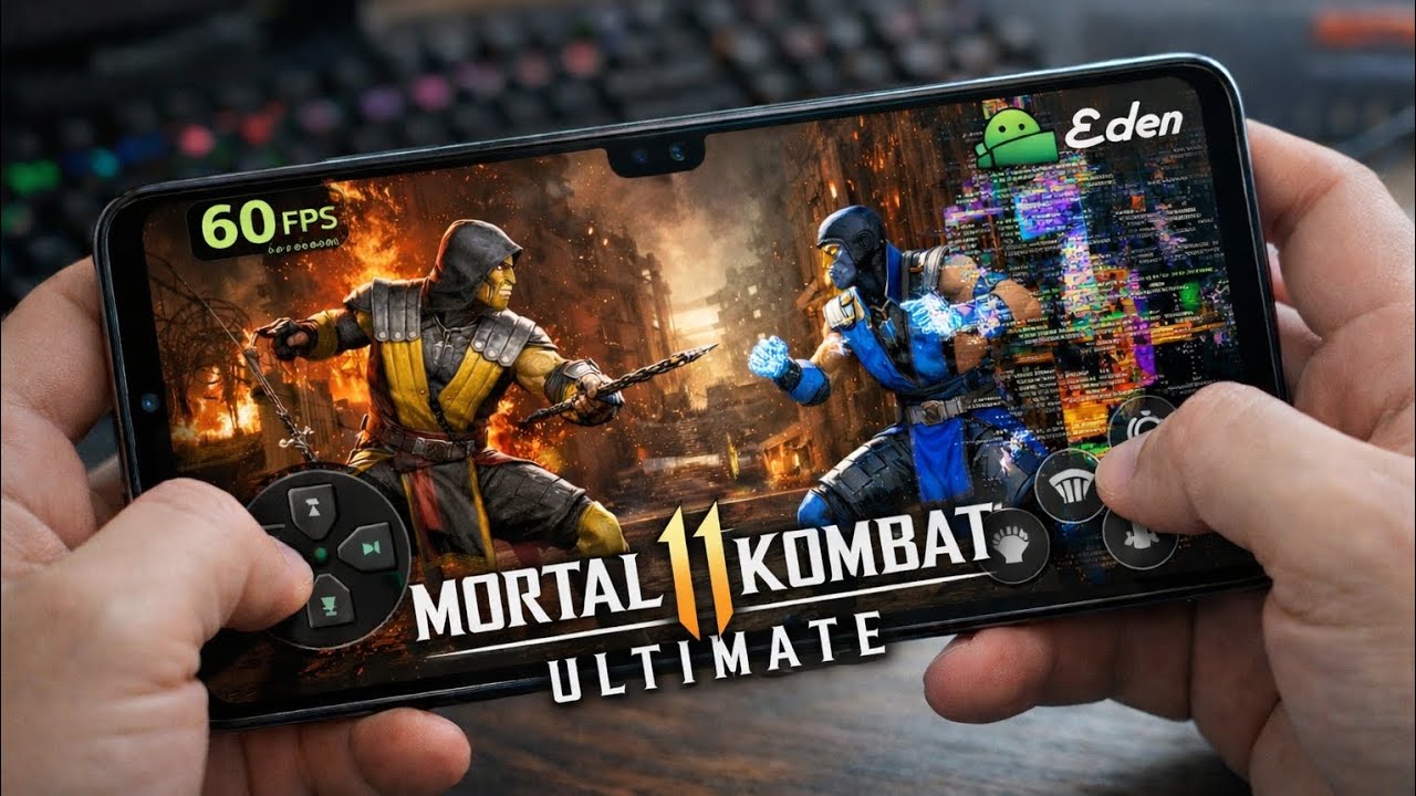 Mortal Kombat 11 on 8sGen4 (Poco F7)🔥 | Eden Emulator + Turnip Driver | 60 FPS Gameplay