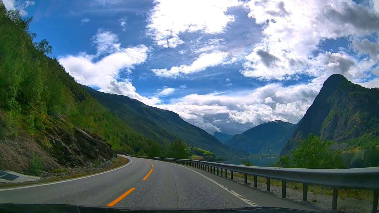Driving | Aurland - Flåm - Lærdal | Road Trip Norway