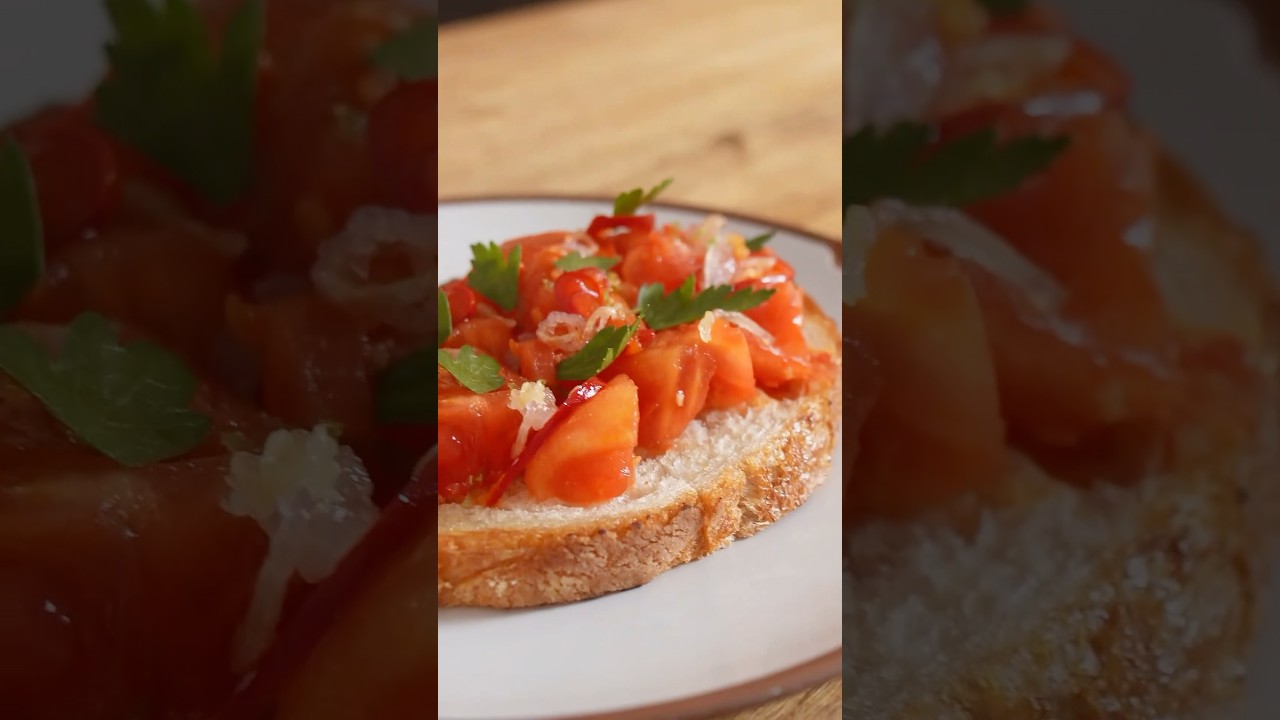 Ginger, Fish Sauce, and Chile Bruschetta