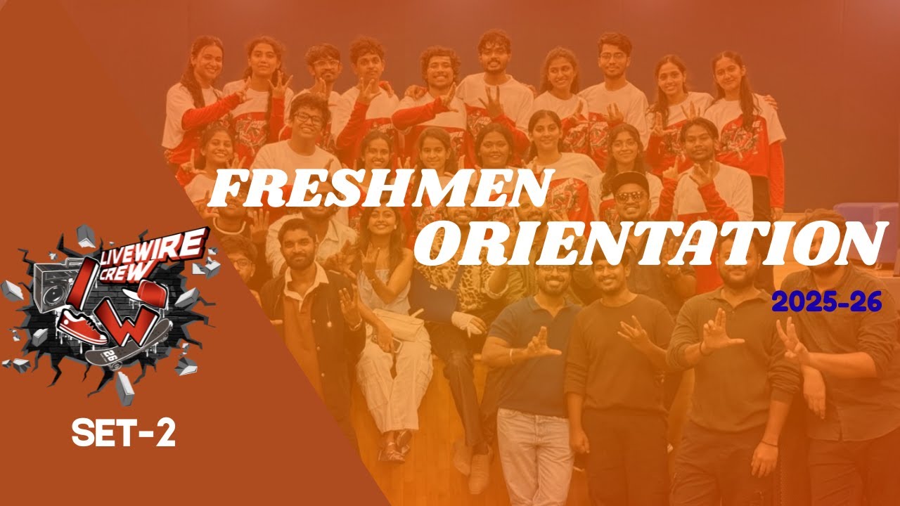 Freshmen Orientation ' 2026||SET-2|| Livewire Choreography || VNR VJIET