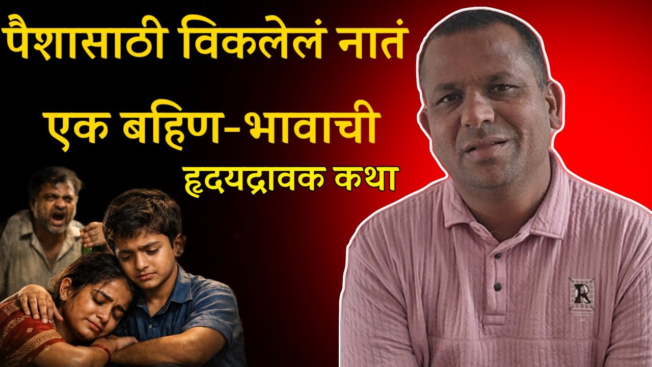 पैशासाठी विकलेलं नातं | एक बहिण-भावाची हृदयद्रावक कथा | नामदेव निकम सर 