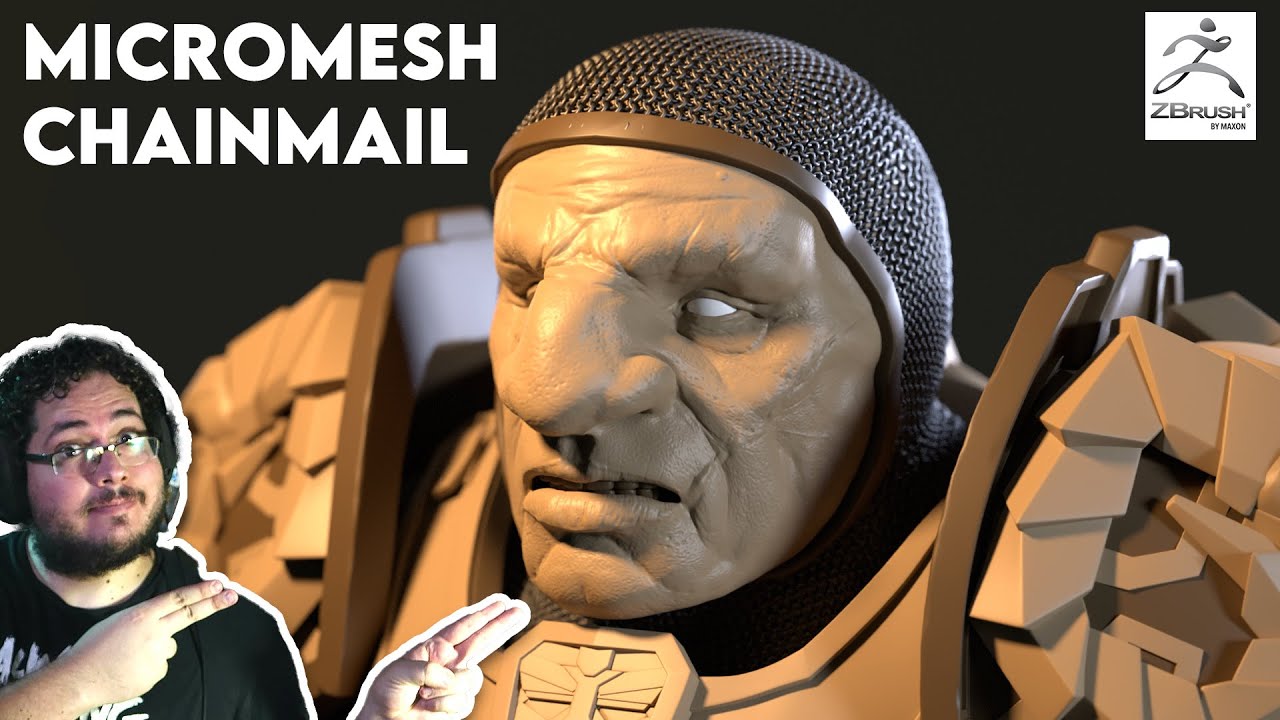 Учебное пособие по Zbrush ChainMail и Micromesh