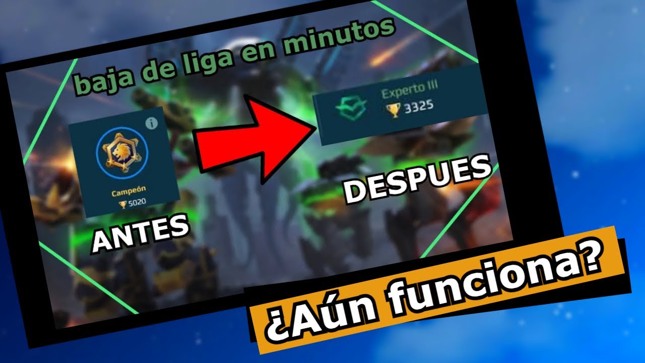 Como bajar de liga en war robots correctamente ||#WARROBOTS2023|| FARMEAR