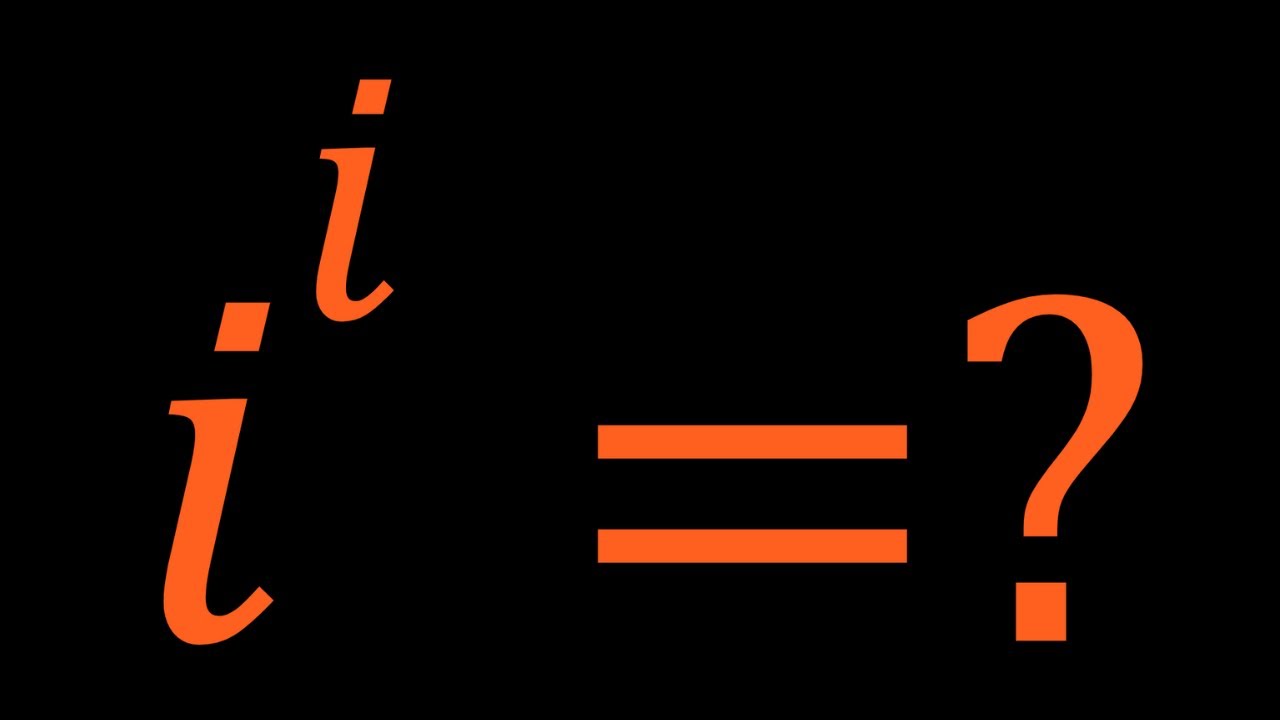 What is iⁱ ? Imaginary or Real?
