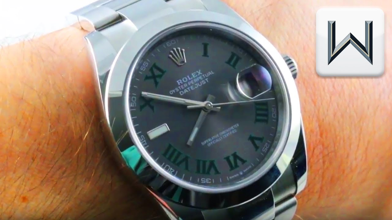 Rolex Datejust 41 Wimbledon Dial / Dark Rhodium (126300) Luxury Watch Review