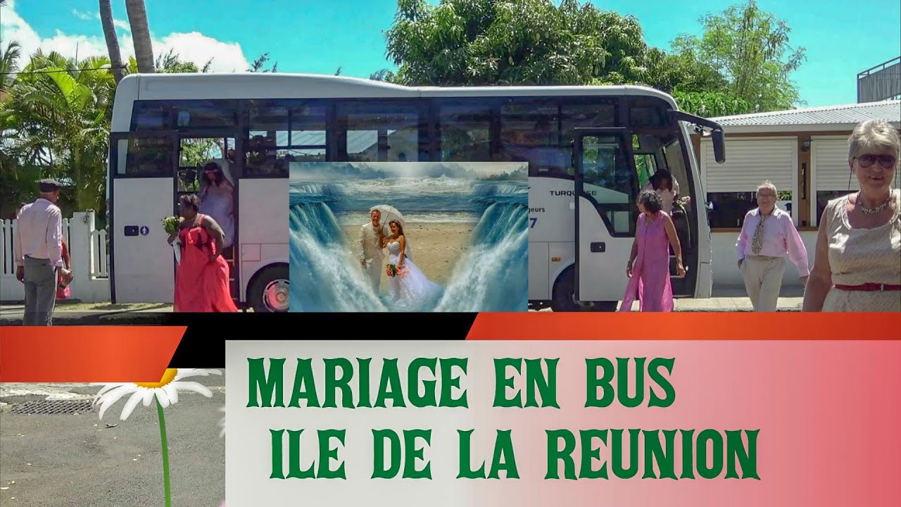 MARIAGE EN BUS 🚌LE TOUR DE L' ILE 🏝 974