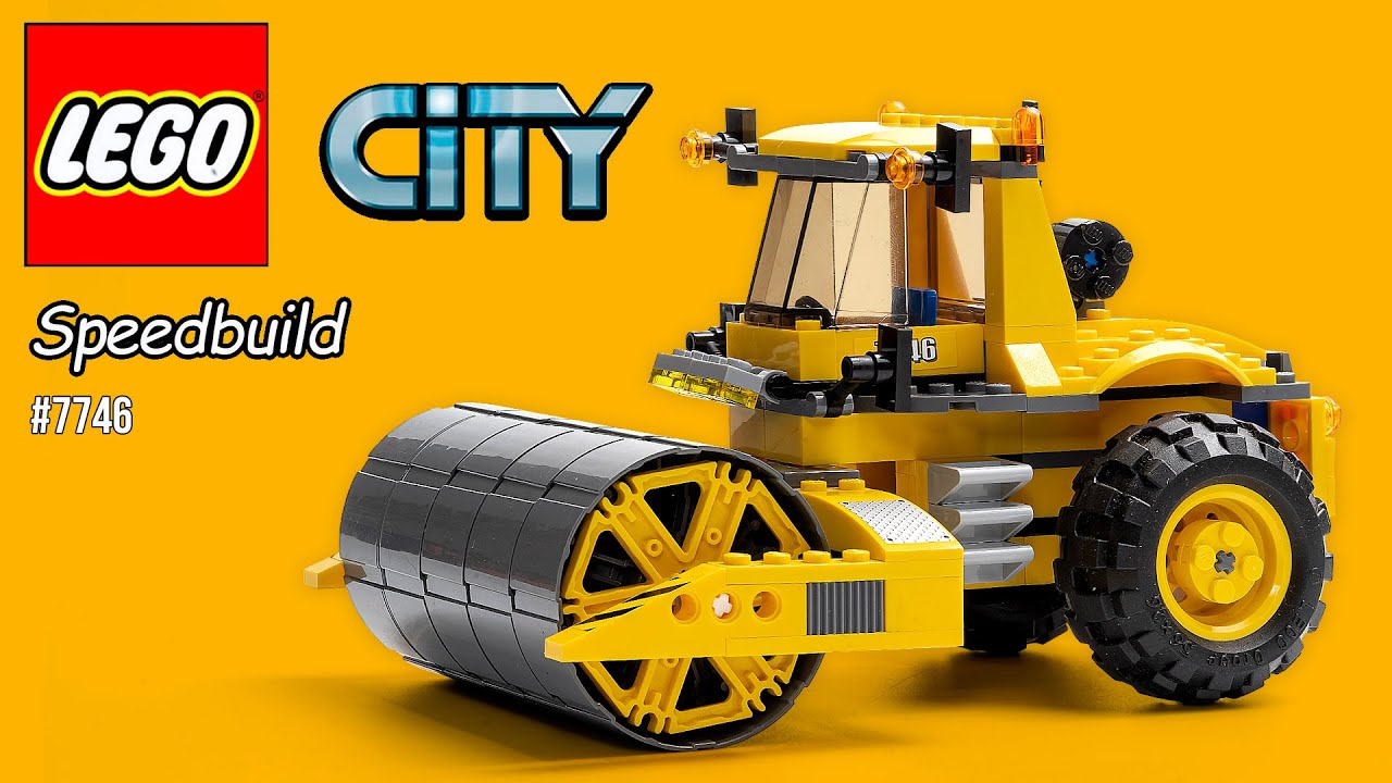 🚧 [LEGO CITY OBRAS] APISONADORA Construcciones ◾ Single-drum roller 7746