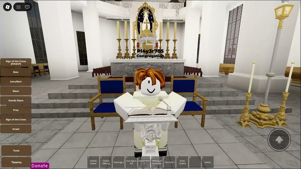 8AM 3rd Tuesday Mass Today 2/17/26 (Simulated Mass in Roblox)