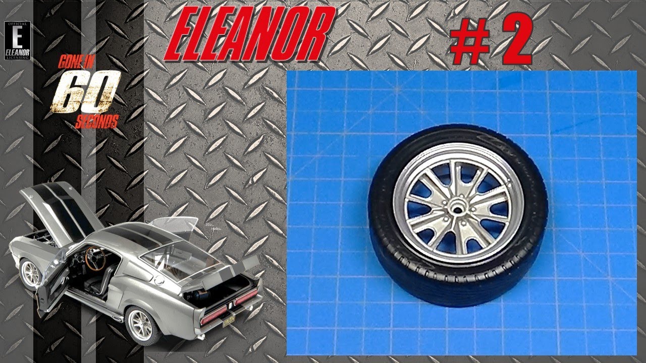 ⌚Construye el Mustang Shelby GT500 Eleanor | 60 segundos - #2 | Llanta delantera