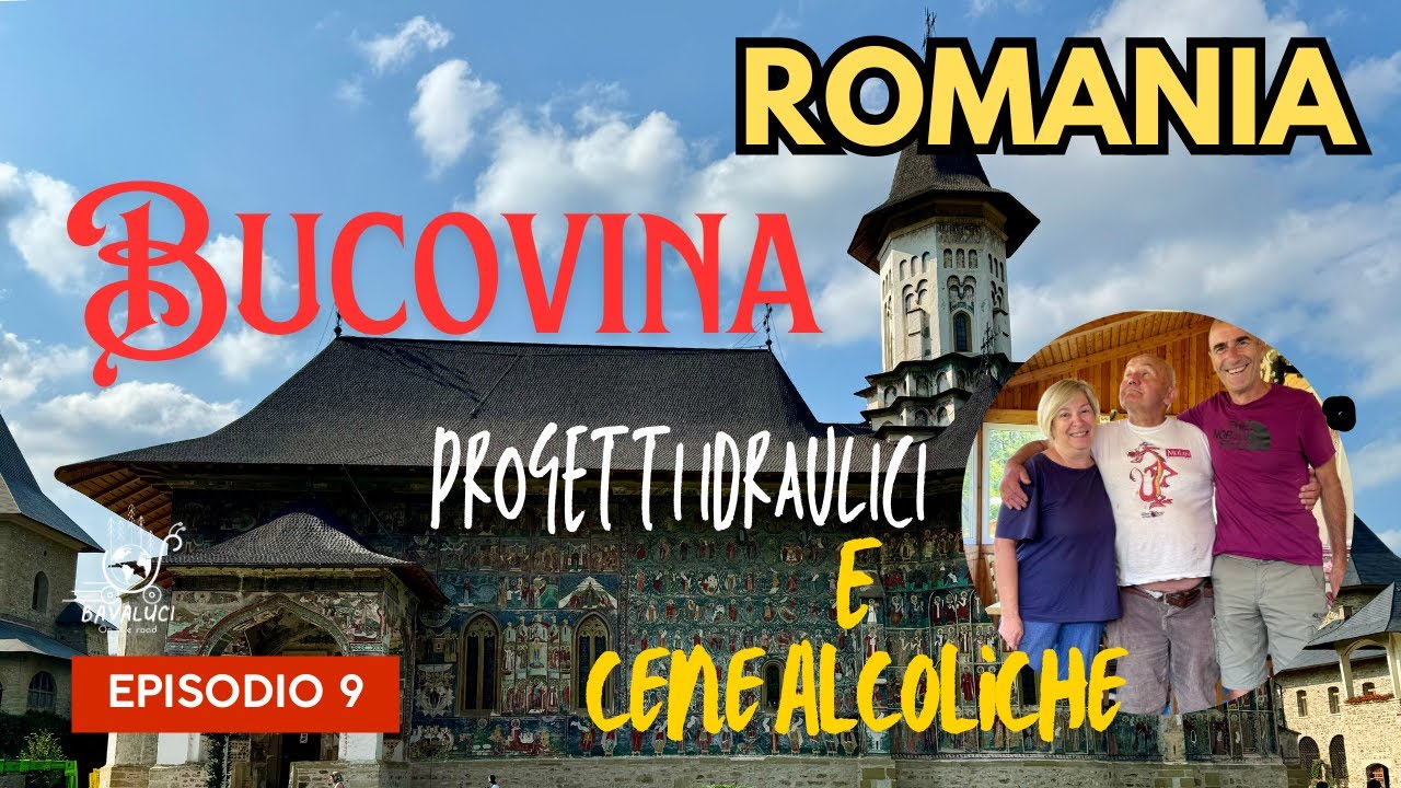 ROMANIA 🇷🇴 Monastero Moldavita e Sucevita  - Viaggio dalla Sicilia 🌋 alla Romania 🇷🇴 - Ep. 9 - 4K