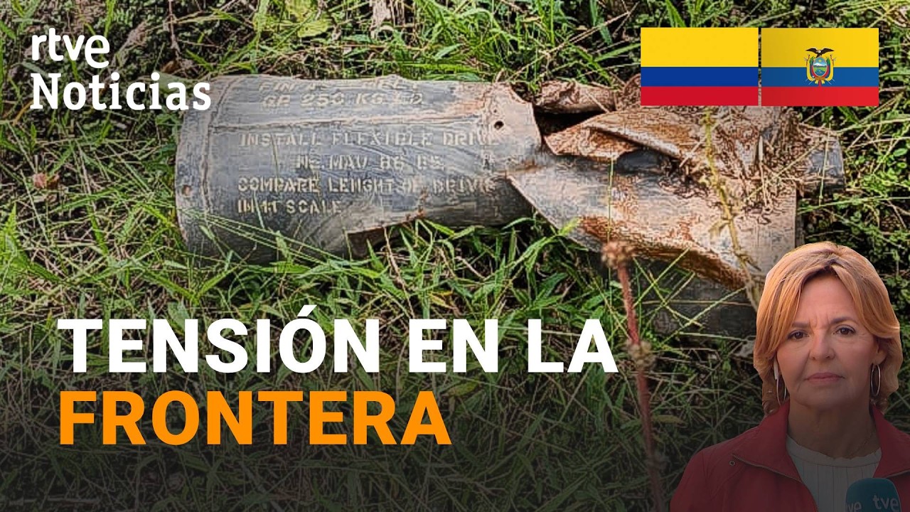 COLOMBIA acusa a ECUADOR de lanzar una BOMBA en la FRONTERA. |RTVE Noticias