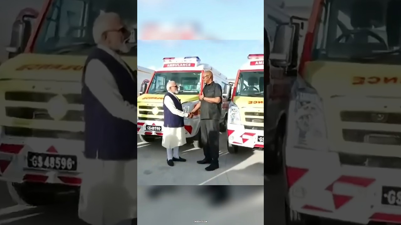 PM Modi Gifts Ambulances to Seychelles President in Major Diplomatic Gesture #modiji #india #health