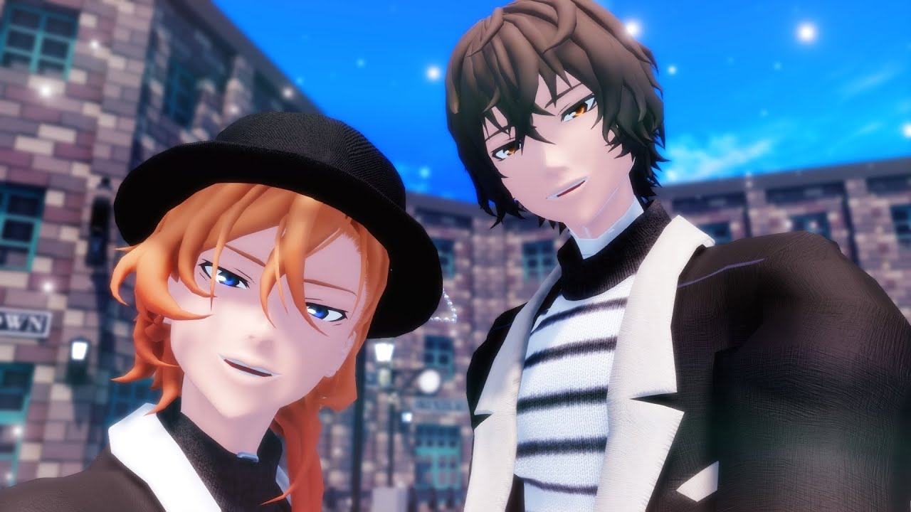 【MMD文スト】「ビーバー」【旧双黒】＊お着替え注意