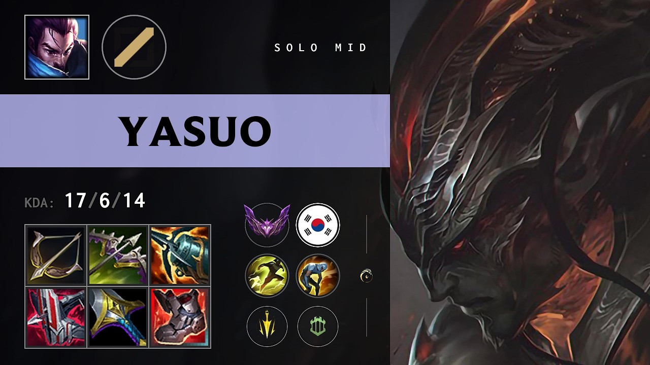 Yasuo Mid vs Yone - KR Master Patch 26.15