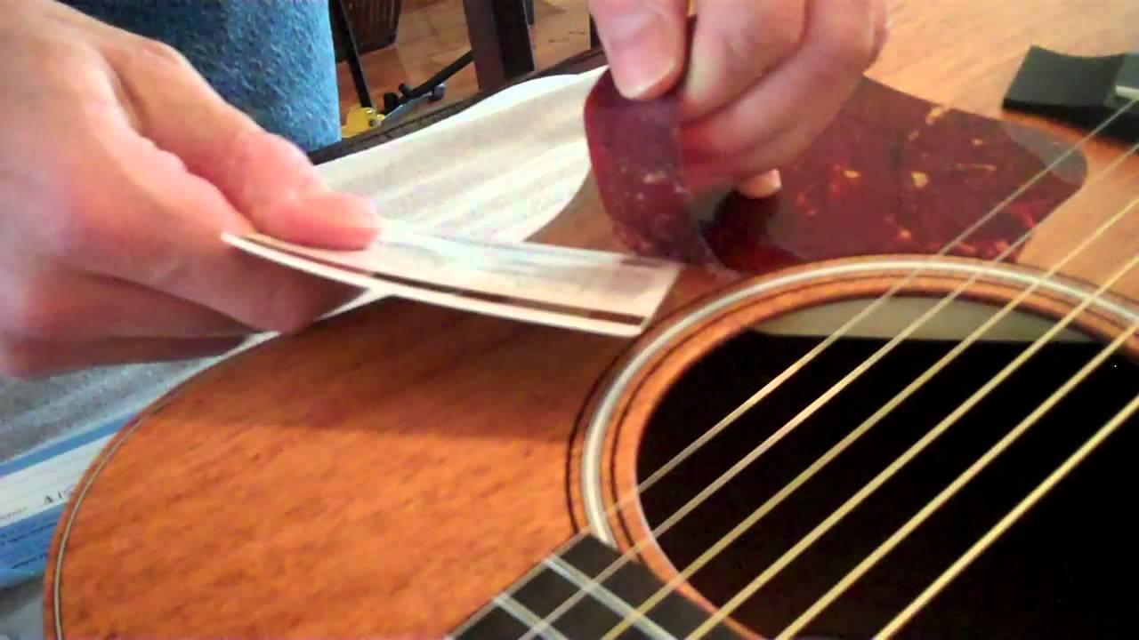 Pickguard removal from a Taylor GS Mini Mahogany