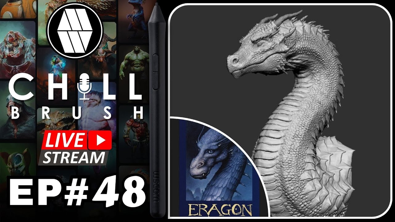 🔴LIVE - ZBrush Sculpting Live Stream - #EP48