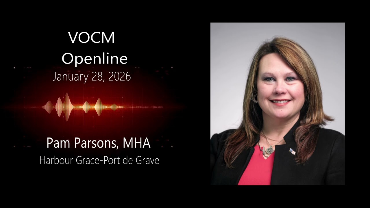 MHA Pam Parsons speaks on VOCM Openline, January 28, 2026