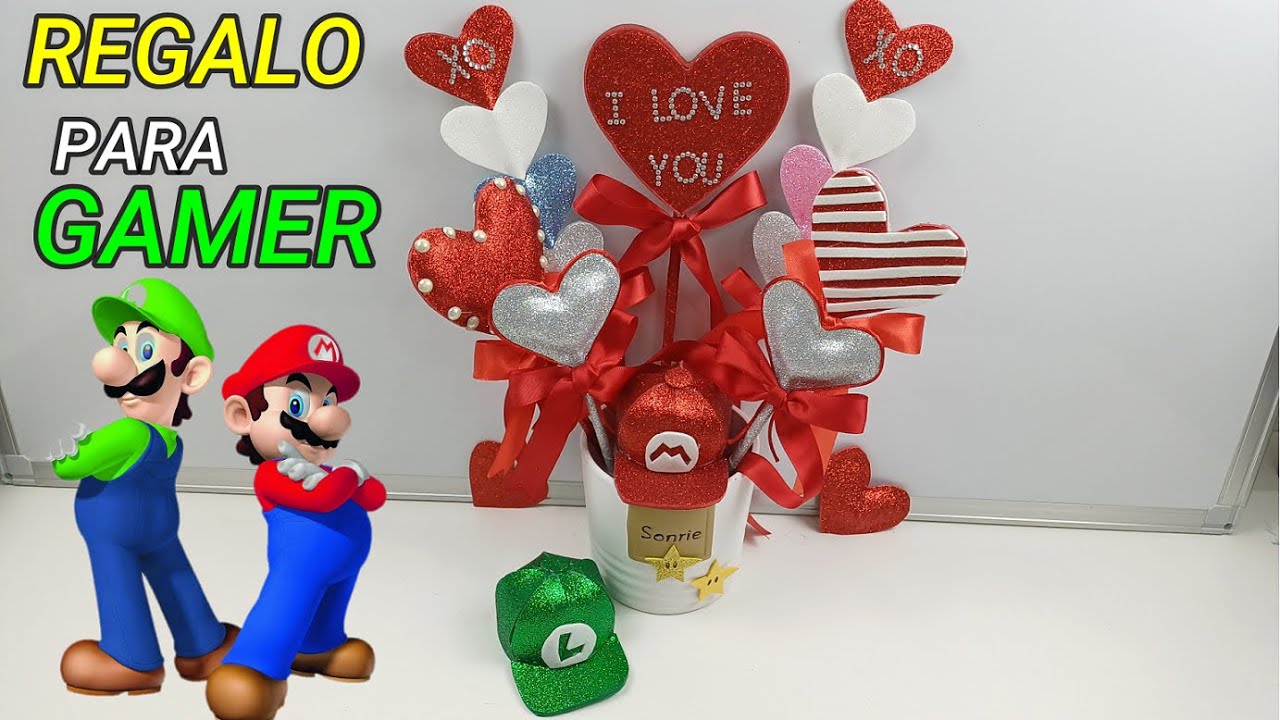 REGALO de SAN VALENTIN para GAMER TUTORIAL PASO A PASO #todokehacer #manualidades