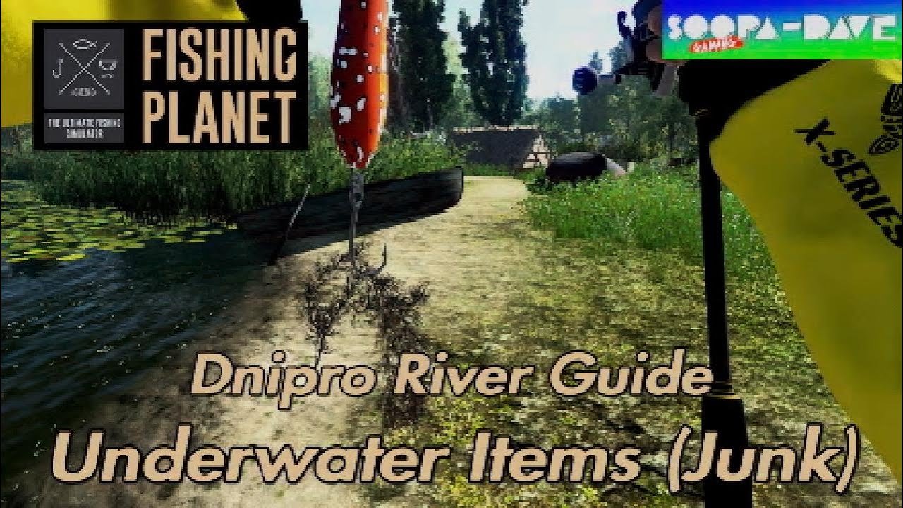 Dnipro River Underwater Items Junk Purifier Challenge Fishing Planet Guide