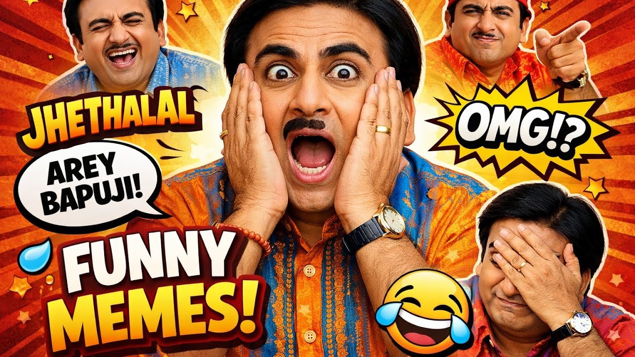 Jhethalal funny meme's #meme #comedy #jhethalalmemes 