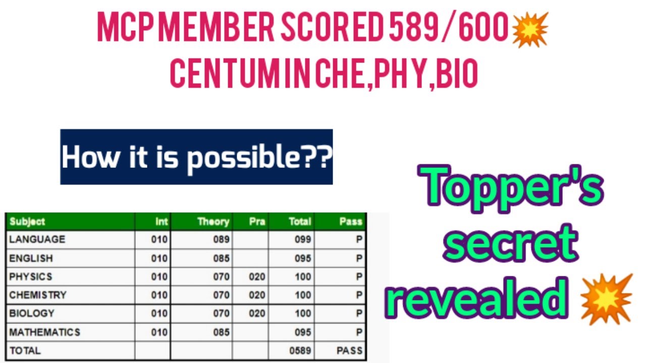 How she scored 589/600 in TN Class12 Public Exam??|Topper's secret revealed 💥