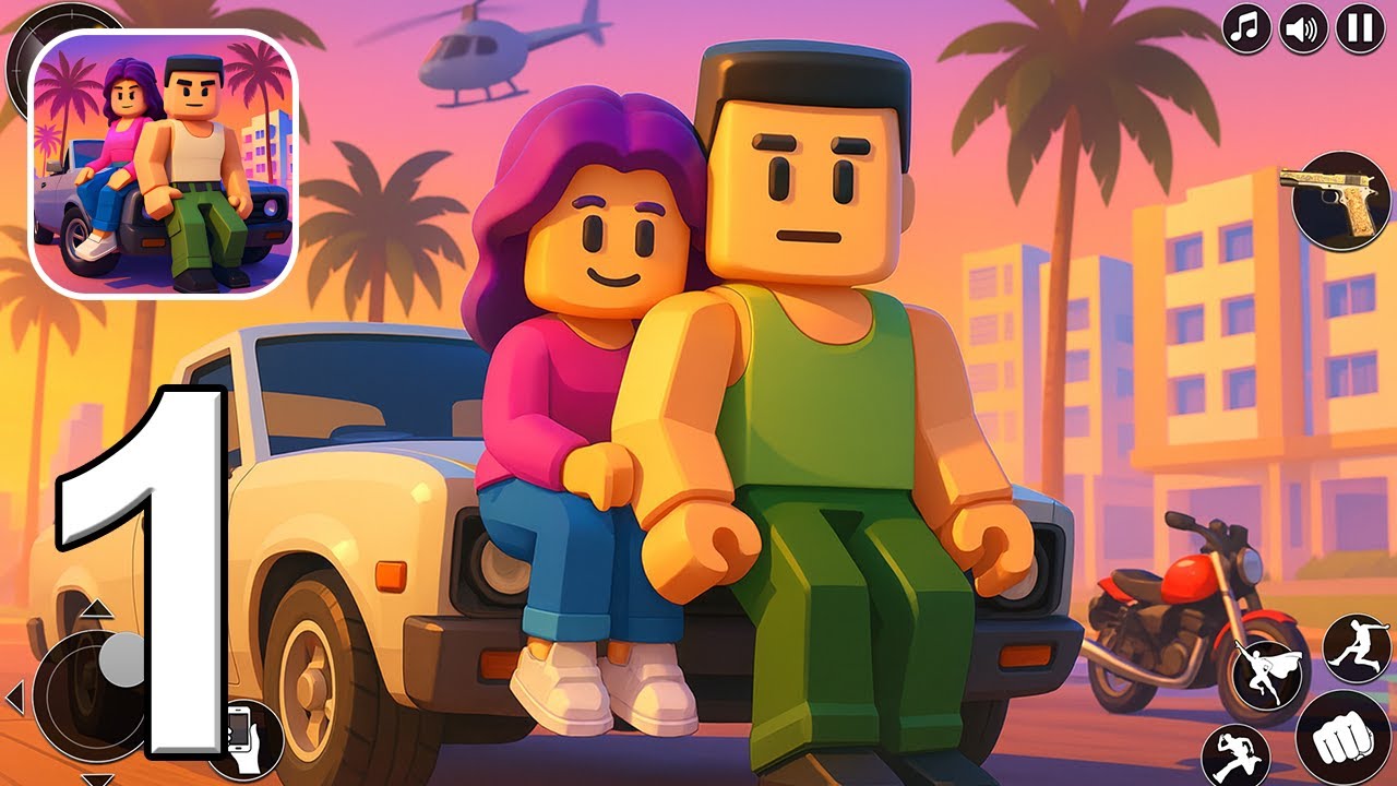 Gangster Crime Car Driving 3D Android Gameplay - Part 1